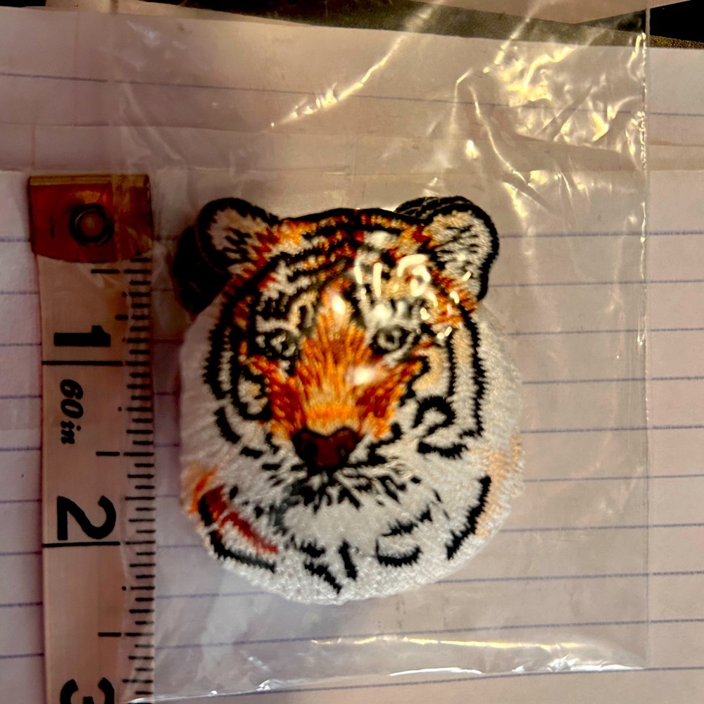 Clemson Tiger 1.5x1.5” sExcellent for most all projects for game-day..